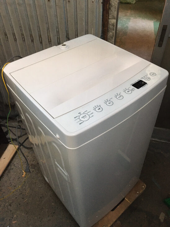 Dやや傷や汚れありamadana 4.5kg 洗濯機 AT-WM45B 2020年製