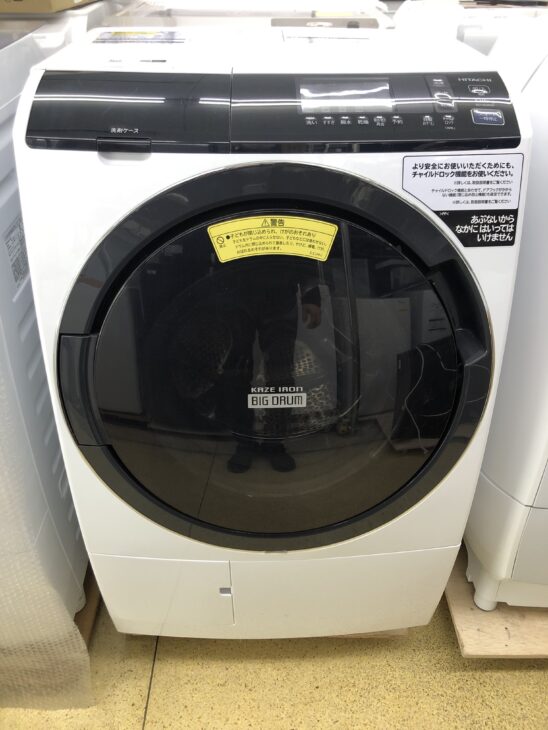 【動作確認済】HITACHI ドラム式洗濯機【BD-S8800L】