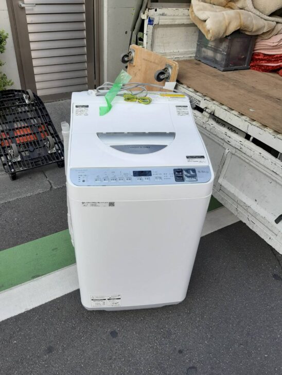 ✨2021年購入✨ SHARP 洗濯乾燥 ES-TX5D-S ⭐️3年保証有⭐️ - 生活家電