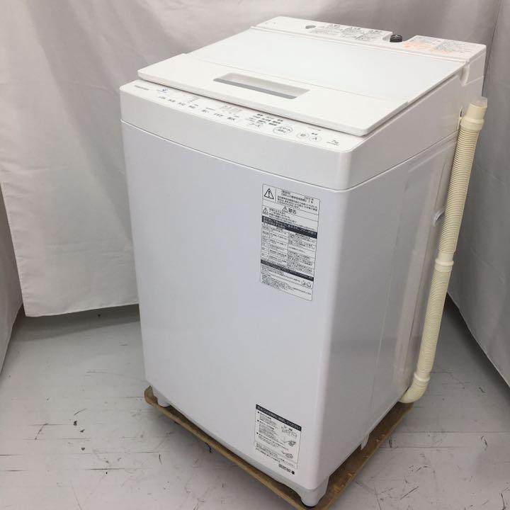 【2020年製！】TOSHIBA  7kg　洗濯機　ホワイト　AW-7D8