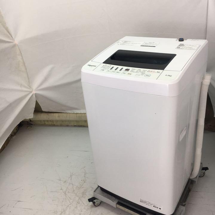 Hisense／ハイセンス 全自動洗濯機 4.5kg 2020年製 HW-E4503 