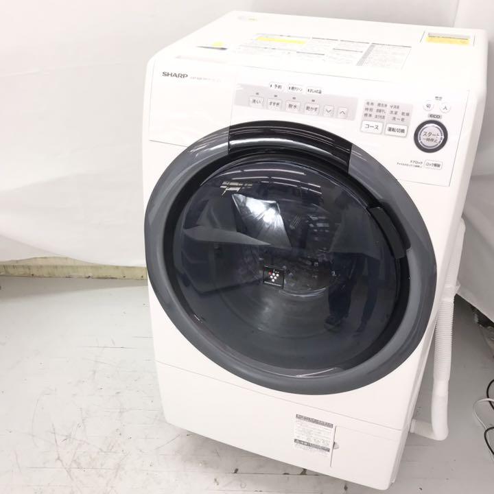 SHARP ES-S7C-WL ドラム式洗濯乾燥機