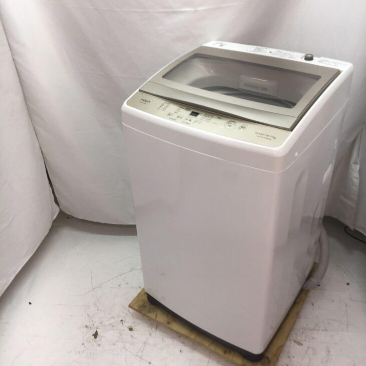 洗濯機AQW-GS70JBK 2021年製 7キロ - 洗濯機