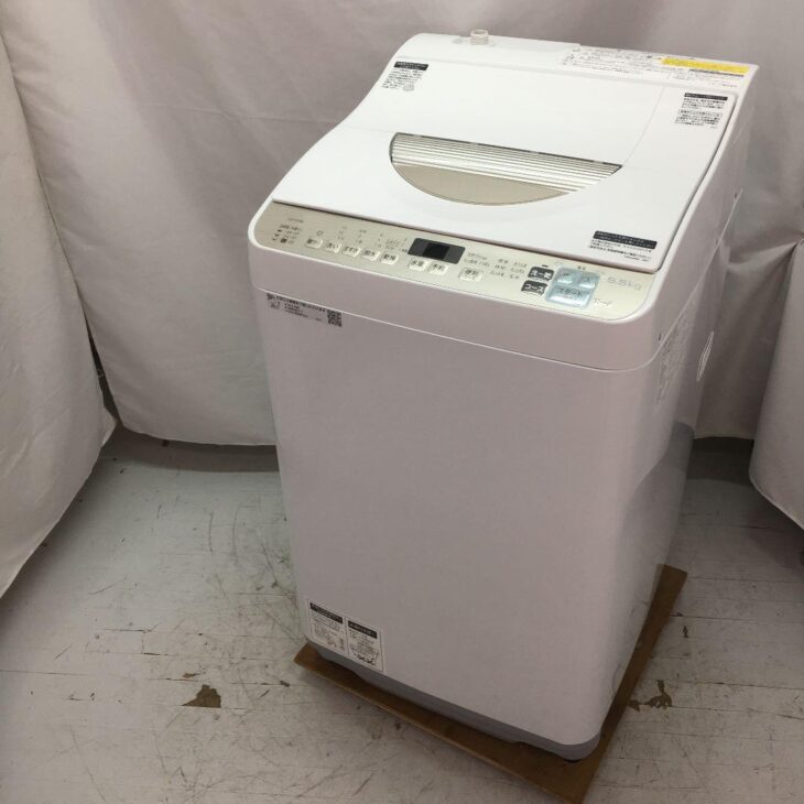 MITSUBISHI 5.5kg 全自動洗濯機 2008年製 - 生活家電