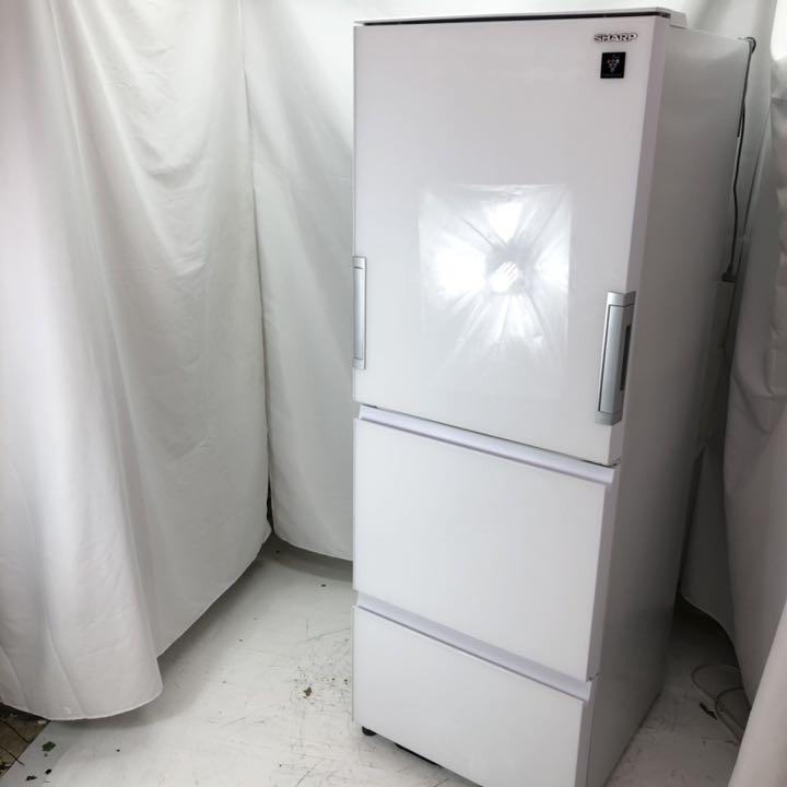 シャープ冷蔵庫350L sj-pw35c-t 2016年製 プラズマクラスター 自動製氷 