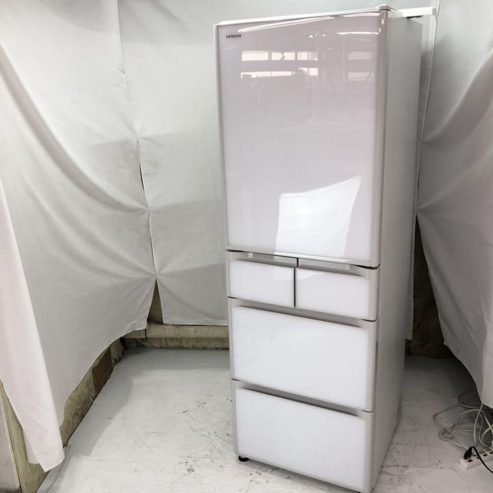 日立 5ドア冷蔵庫 R-S40J(XW)  401L ホワイト 2018年