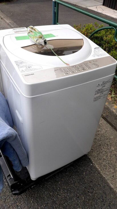 東芝 5.0kg洗濯機 AW-5G8 2020年製の 出張査定 で、新宿へお伺い ...