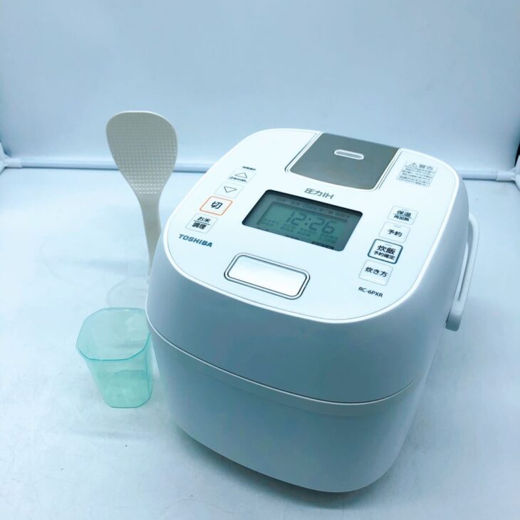 TOSHIBA 炊飯器 圧力IH 炎匠炊き RC-6PXR(K) BLACK 生活家電 炊飯器