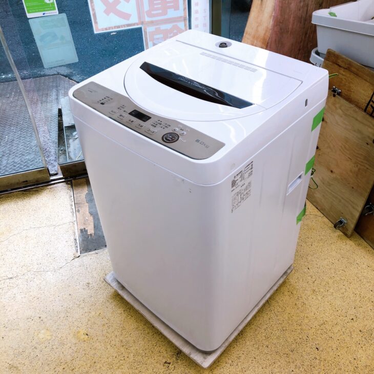 シャープ 洗濯機 2018年製 6kg - 洗濯機