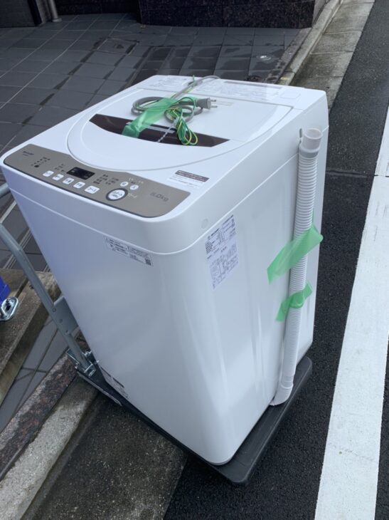 シャープ製】中古縦型洗濯機 ES-GE6D-T（2020年製造）を出張で朝霞市へお伺い ｜出張買取MAX