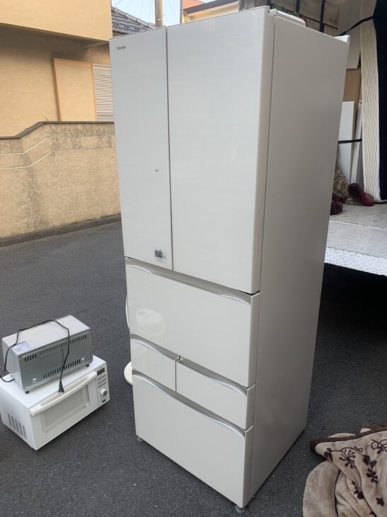 ふじみ野市上福岡] 出張買取 6ドア冷蔵庫 GR-J460FV（ZC) 東芝製 ｜出張買取MAX