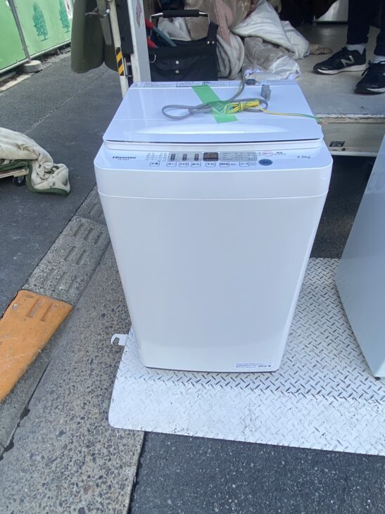 Hisense（ハイセンス）4.5㎏ 全自動電気洗濯機 HW-E4504 2022年製 渋谷 