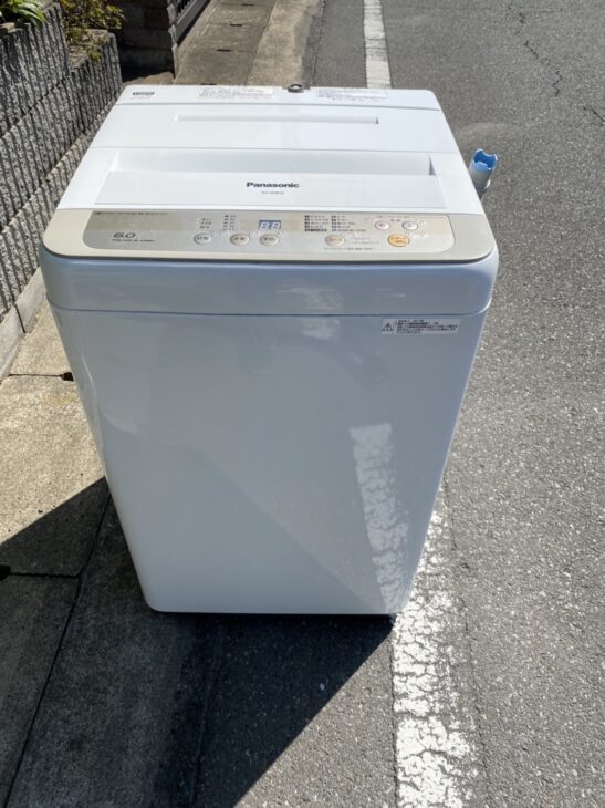 2017年式のパナソニック製洗濯機 NA-F60B10】出張査定（富士見市へ出張 