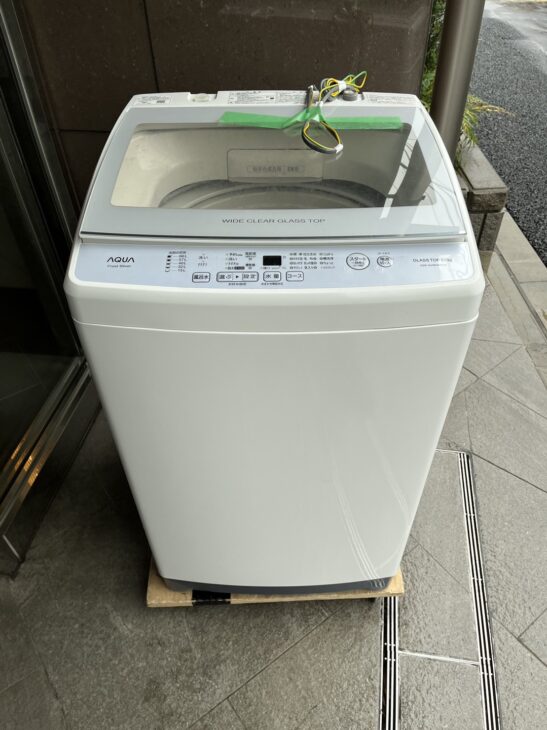 出張査定】アクア 洗濯機 AQW-GV90HBK、グランドライン 冷蔵庫 ARM