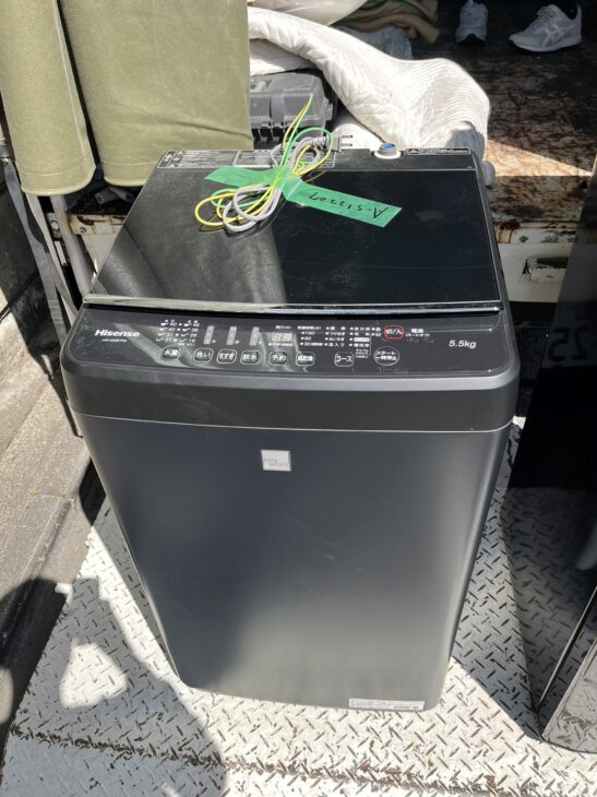 ハイセンス全自動洗濯機 5.5kg HW-G55E5KK - 洗濯機