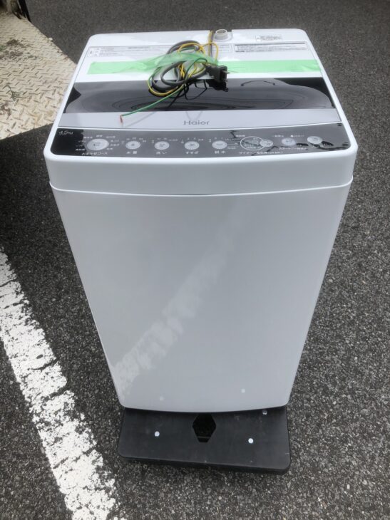 Haier 全自動洗濯機 ステンレス槽 JW-U45HK 2022年製 4.5ｋｇ - 生活家電