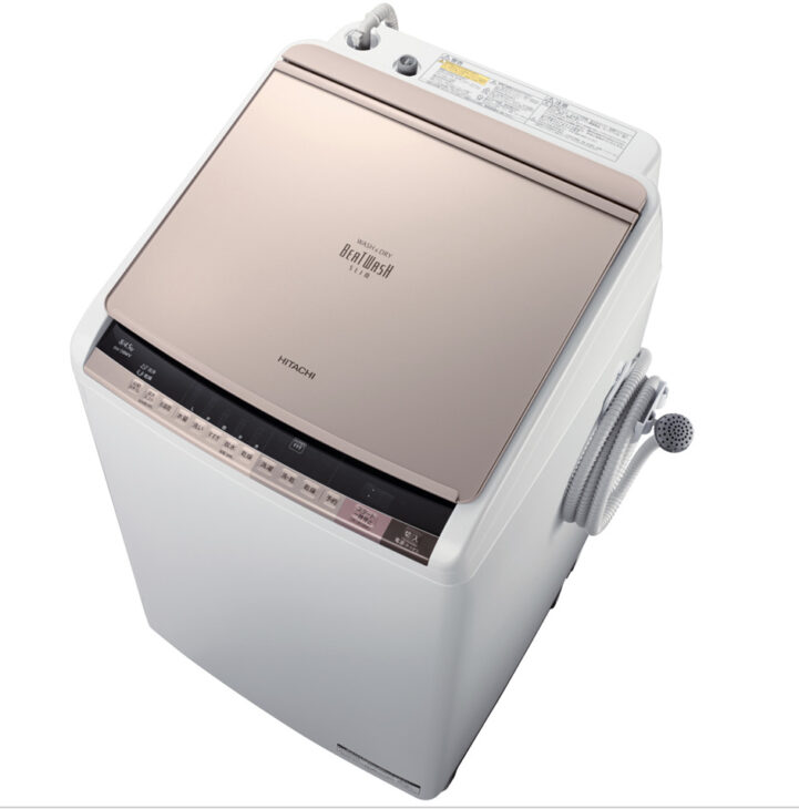 日立HITACHI BW-V80G 8kg 2022年製 全自動洗濯機（取扱説明書