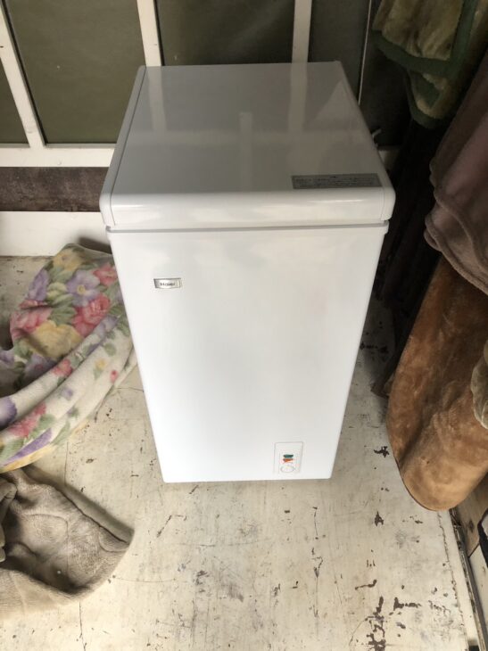 Haier 1ドア冷凍庫 JF-NC66F-1 2021年製を横浜市金沢区にて【出張査定 