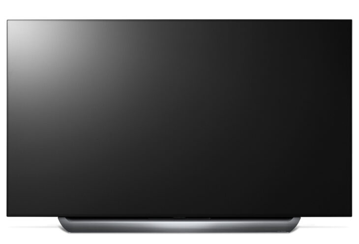 解像度4K【引取りのみ】LG 有機ELテレビ 55型 2022年 テレビボード付