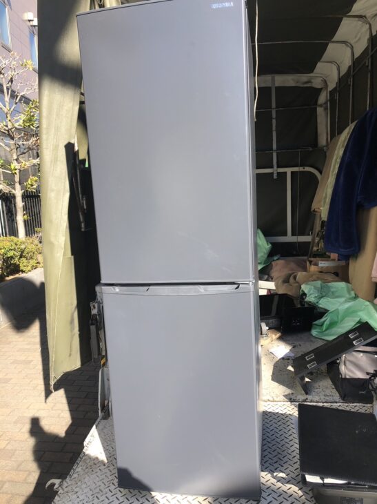 アイリスオーヤマの2ドア冷蔵庫 IRSE-16A-HAを富士市で【出張買取 