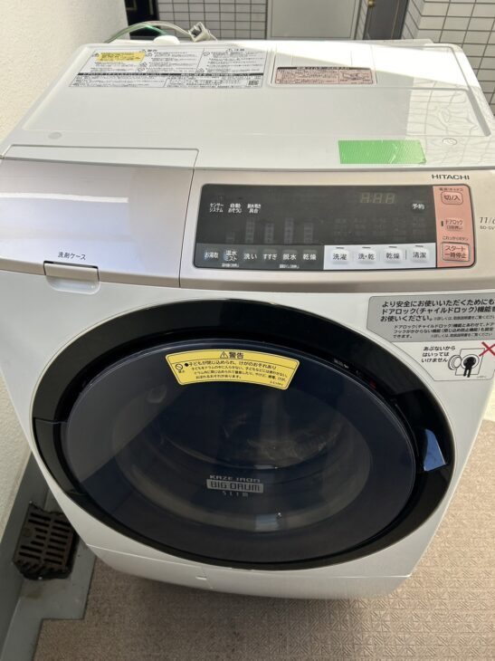 世田谷区二子玉川【出張買取】日立のドラム式洗濯乾燥機 BD-SV110BL 