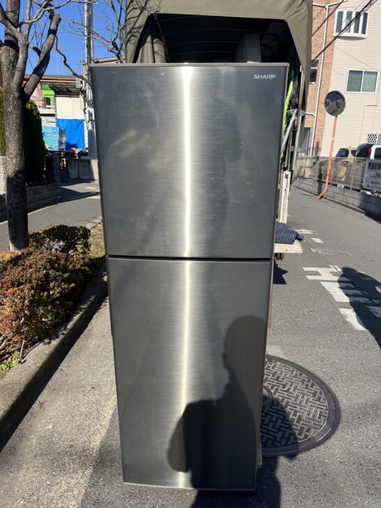 2ドア冷蔵庫 SJ-D23H SHARP 2022年製【出張査定】横浜市旭区へ