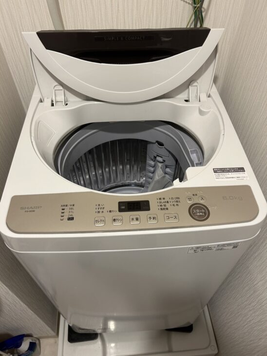 SHARP（シャープ）6.0キロ 全自動洗濯機 ES-GE6E 2021年製