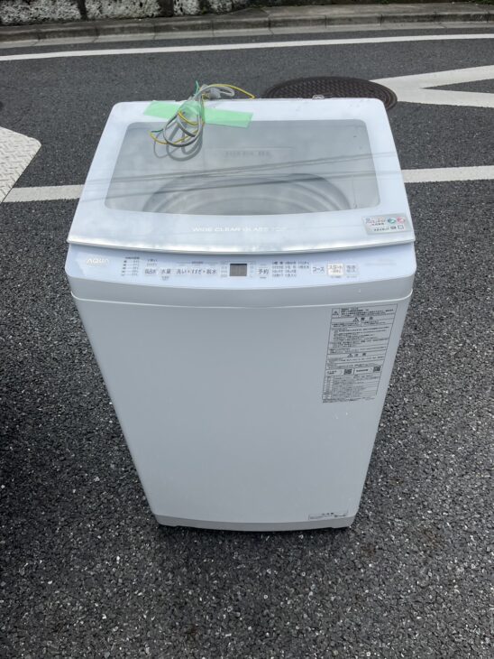 2023年製（美品）アクアの洗濯機 AQW-V8N【高価買取】案内を吹田市の ...