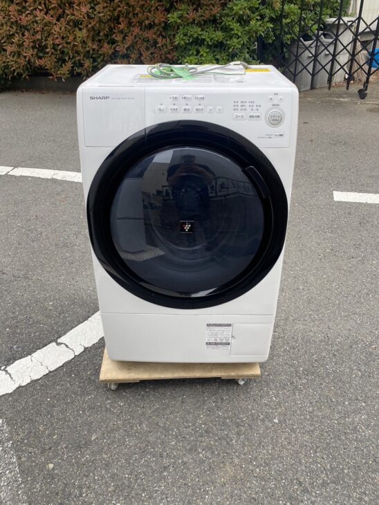 シャープ 7.0キロ ドラム式洗濯乾燥機 ES-S7Eを岸和田市へ出張し【買取 
