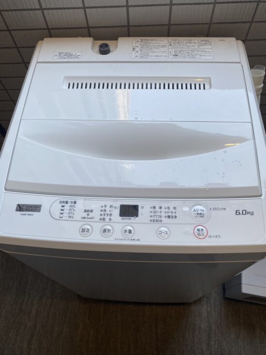 YAMADA（ヤマダ）6.0キロ 全自動洗濯機 YWM-T60H1 2021年製