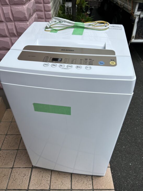 2021年製【買取】アイリスオーヤマ 全自動洗濯機 IAW-T502EN 北区へ 