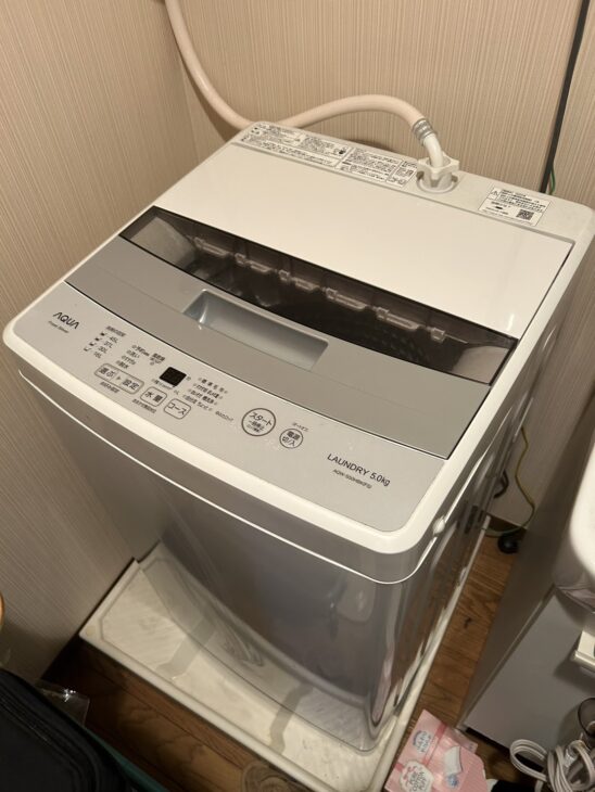 AQUA（アクア）5.0キロ 全自動洗濯機 AQW-S50HBK(FS)2020年製