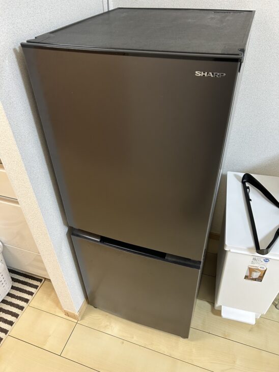 SHARP（シャープ）152L 2ドア冷蔵庫 SJ-D15H-H 2021年製