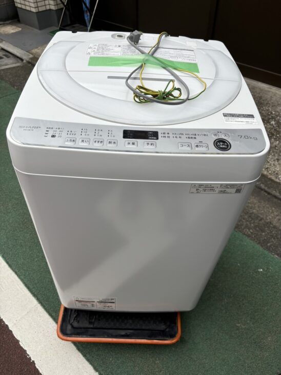 SHARP（シャープ） 全自動電気洗濯機 7.0kg ES-GE7E-W 2021年製