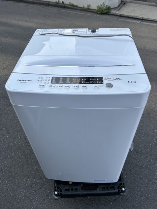 Hisense（ハイセンス）5.5キロ 全自動洗濯機 HW-K55E 2021年製