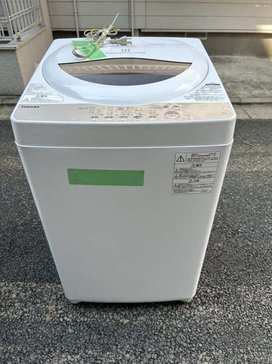 TOSHIBA（東芝）5.0キロ 全自動洗濯機 AW-5G8 2020年製