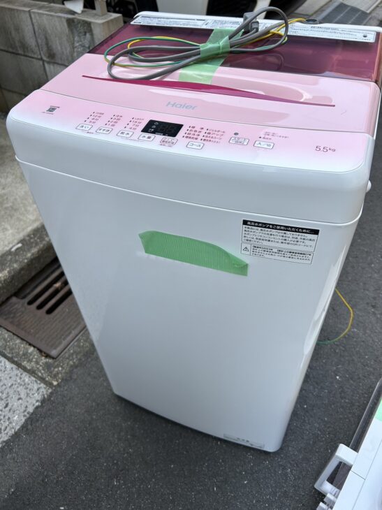 無料引取】座間市へ出張！ハイアール 全自動電気洗濯機 5.5kg JW-U55HK 2023年製 ｜出張買取MAX