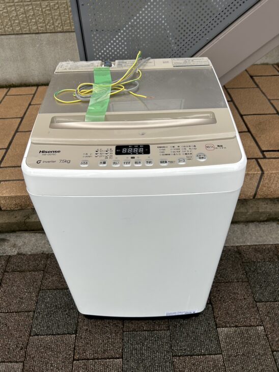 Hisense（ハイセンス）7.5キロ 全自動洗濯機 HW-DG75C 2023年製