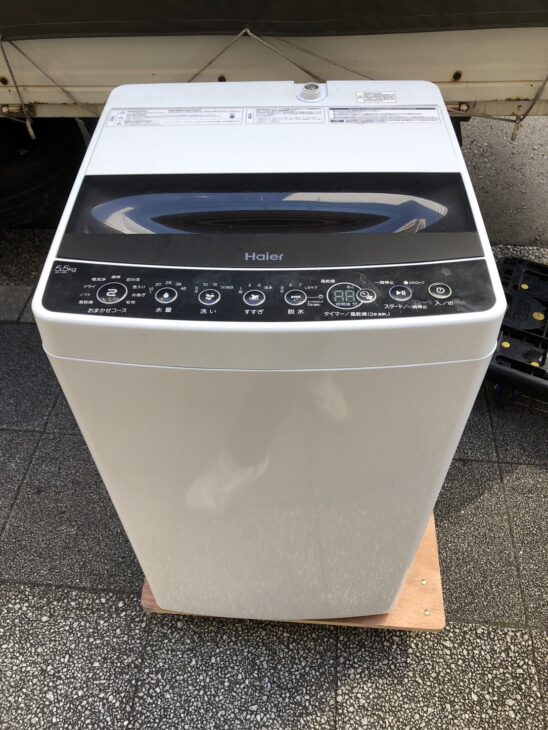 Haier（ハイアール）全自動電気洗濯機 5.5kg JW-C55D 2020年製