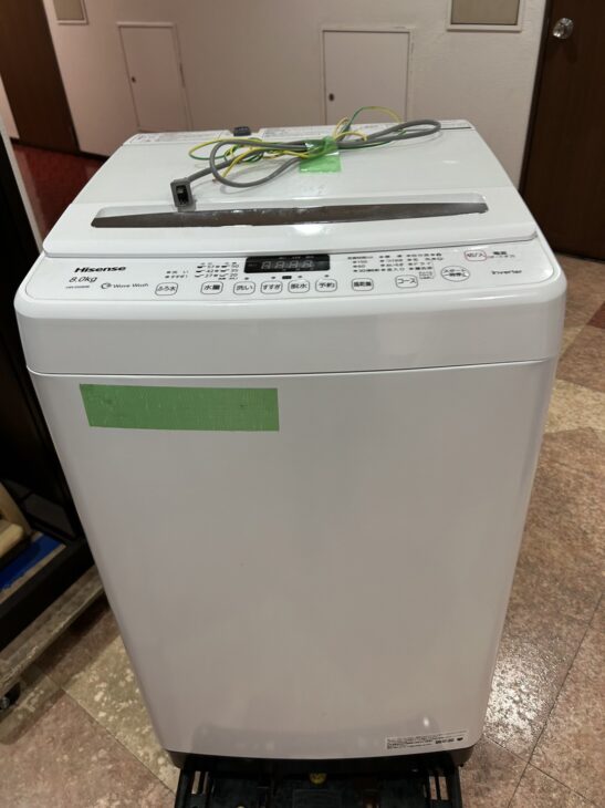 Hisense（ハイセンス）全自動電気洗濯機 8.0kg HW-DG80B 2021年製