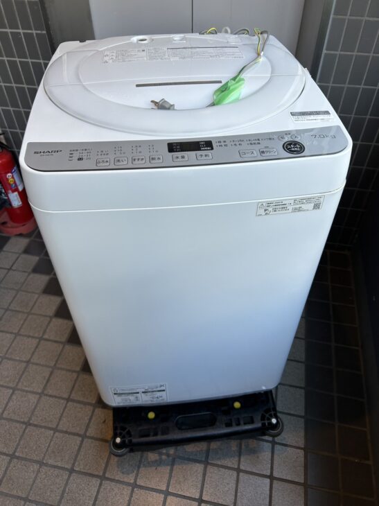 SHARP (シャープ) 7.0kg 全自動洗濯機 ES-GE7E-W 2020年製