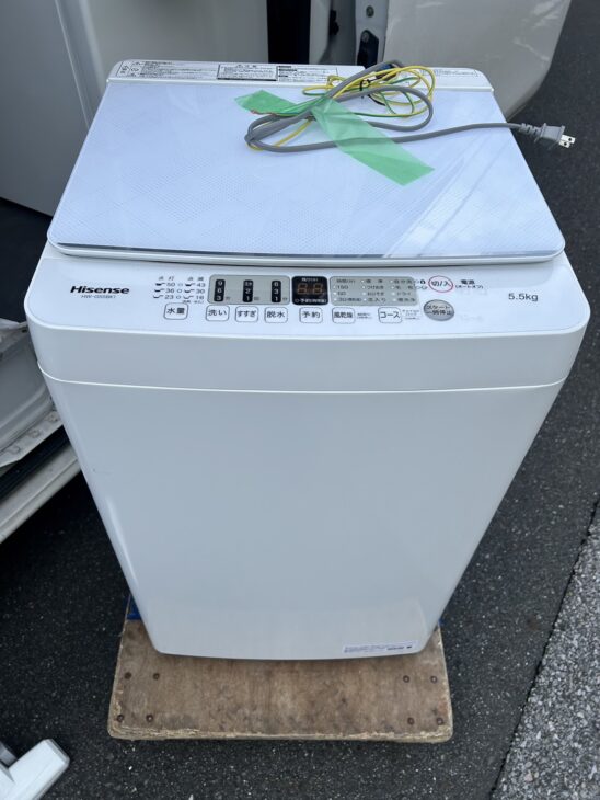 Hisense（ハイセンス）5.5キロ 全自動洗濯機 HW-G55BK1 2022年製