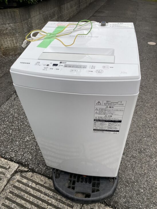 TOSHIBA（東芝）4.5キロ 全自動洗濯機 AW-45M7 2019年製