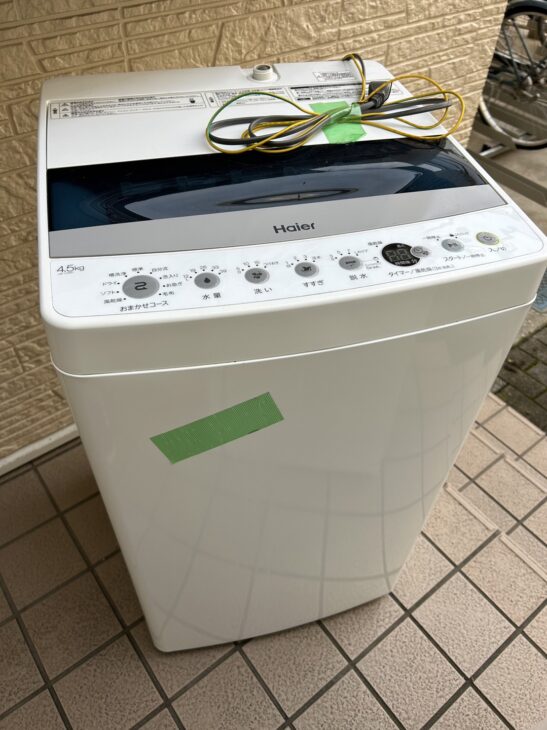 Haier（ハイアール）4.5キロ 全自動洗濯機 JW-C45D 2021年製