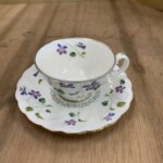 ノリタケ カップソーサー Bone China バイオレットドリーム 9906 すみれ