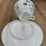 ノリタケ カップソーサー Bone China バイオレットドリーム 9906 すみれ