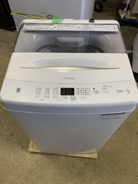 Haier（ハイアール）5.5キロ 全自動洗濯機 JW-U55B 2024年製