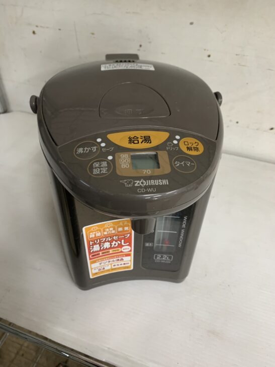 ZOJIRUSHI（象印）マイコン沸とう 電動ポット CD-WU 2021年製