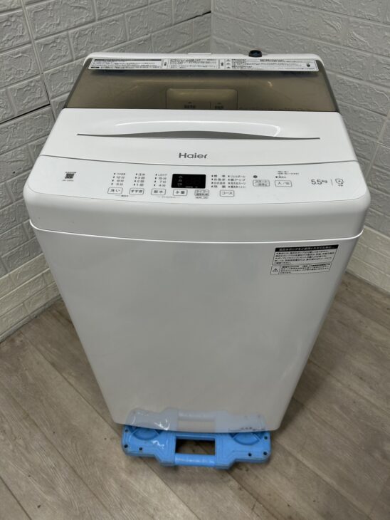 Haier（ハイアール）5.5キロ 全自動洗濯機 JW-U55A 2022年製